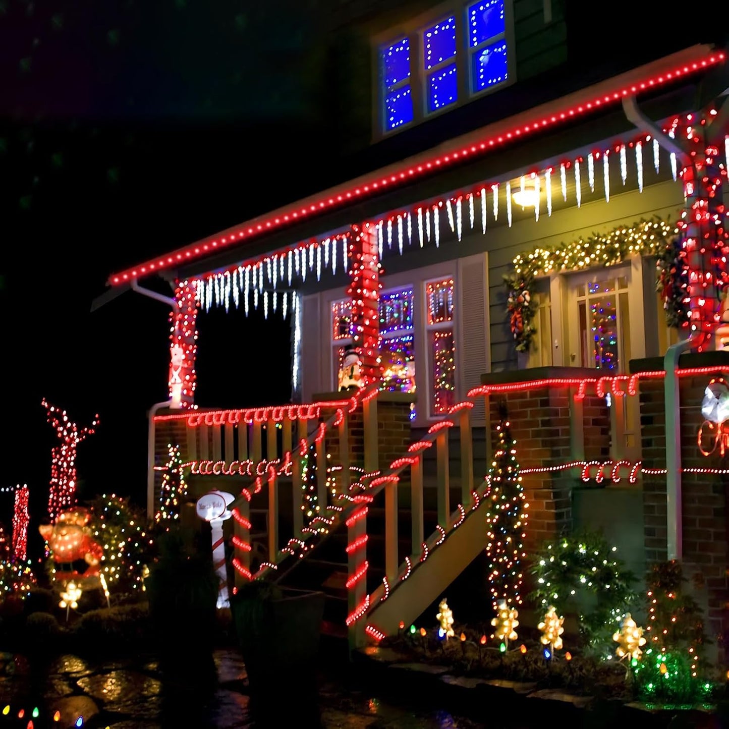 200ft LED Rope Lights by [Brand Name] - Waterproof Flexible Tube Lights with 8 Modes for Outdoor & Indoor Use | Red