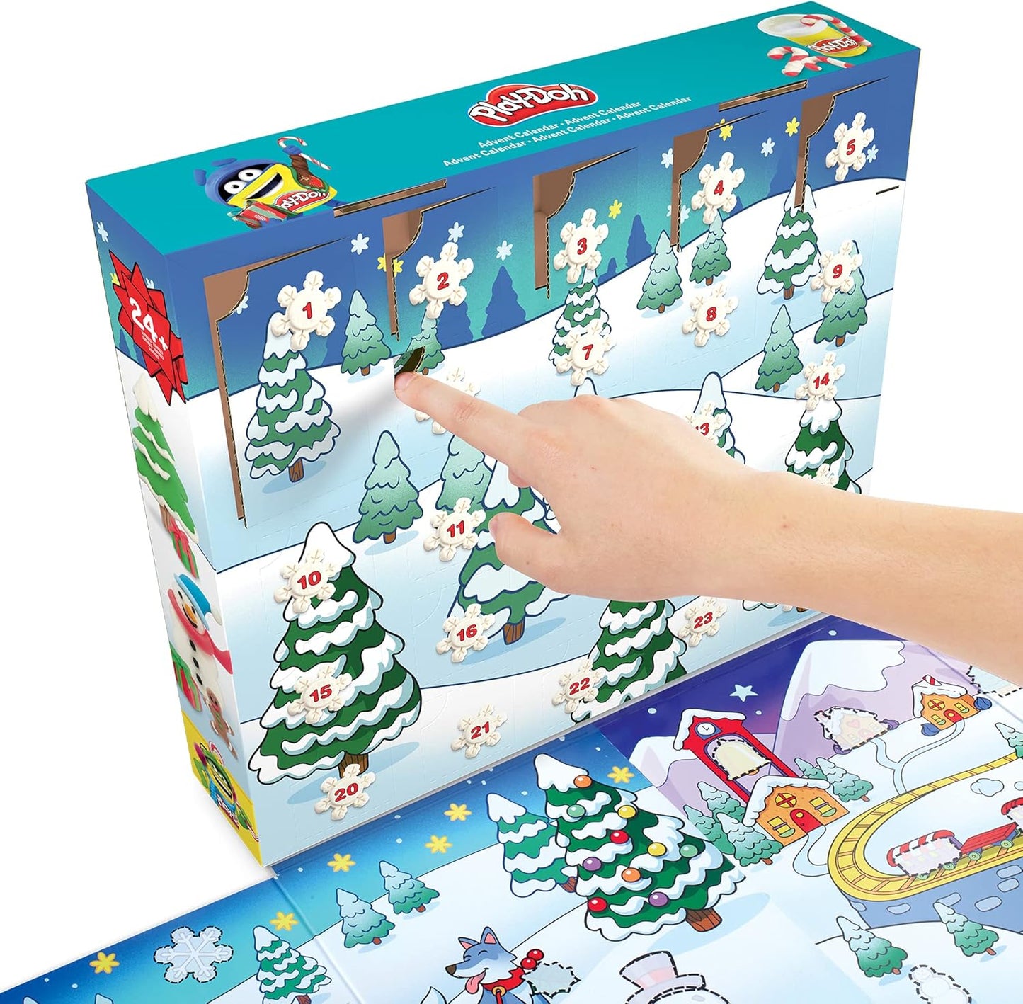 Play-Doh Advent Calendar | Fun Toy for Kids 3+ with 24 Surprises, Playmats & Non-Toxic Cans