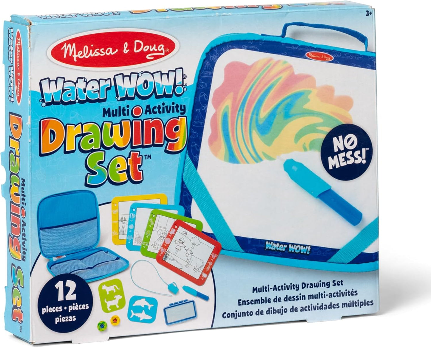 Melissa & Doug Water Wow! Reusable Color-Reveal Drawing Set - Mess-Free Travel Toy for Kids Ages 3+