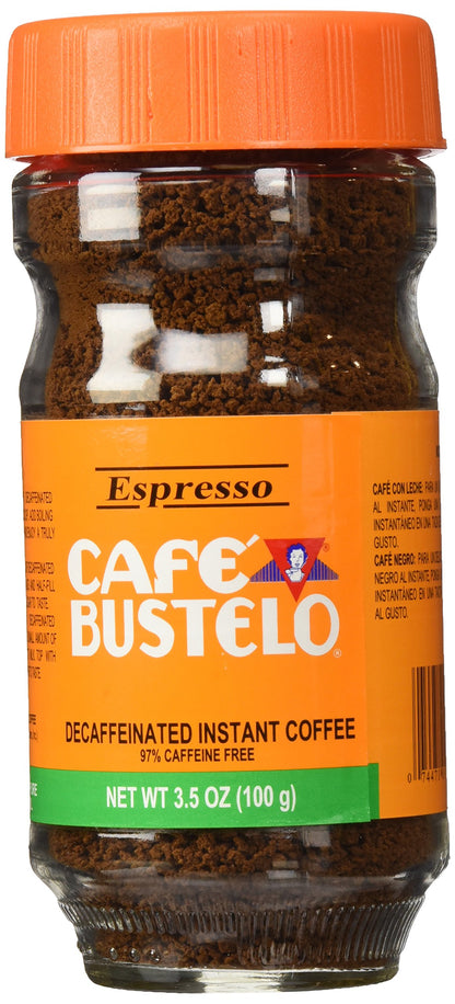 Bustelo Instant Decaf Coffee, 3.5 oz