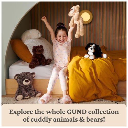 GUND Cozys Collection Bunny Stuffed Animal, Spring Decor, Plush Bunny for Ages 1 and Up, Pink, 10"