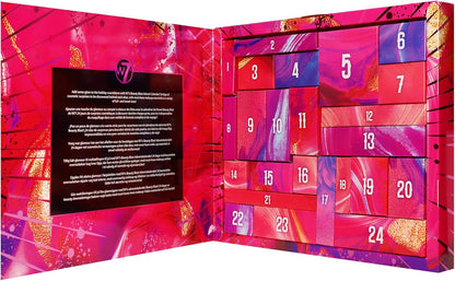 W7 Beauty Blast Makeup Advent Calendar 2025 | 24 Days of Cruelty-Free Surprises in Festive Boxed Gifts