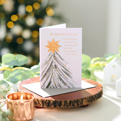 American Greetings Christmas Card - Heartfelt Message for Husband | Perfect Holiday Gift