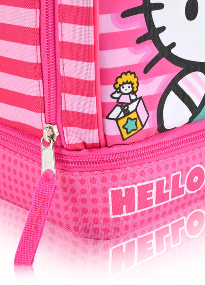 Fast Forward Sanrio Hello Kitty Lunch Box for Kids | Insulated Lunch Bag Lunch Box for Girls, Boys, Unisex | Hello Kitty and Friends Pink Reusable Lunchbox