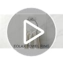 Self-Adhesive Towel Ring - No Drill Stainless Steel Wall Mount Bathroom Kitchen