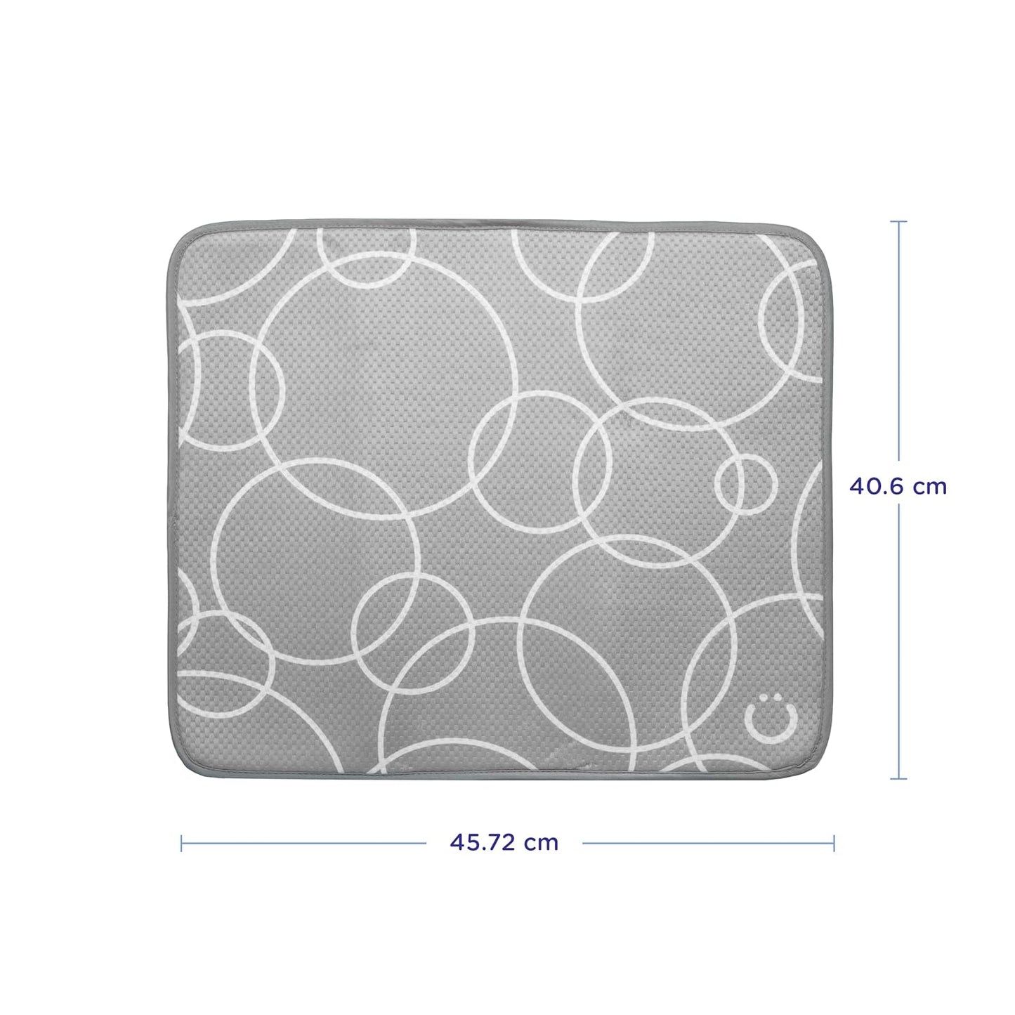 Ubbi Microfiber Dish Drying Mat - Baby Bottle & Kitchen Counter Mat Set | Pack of 2