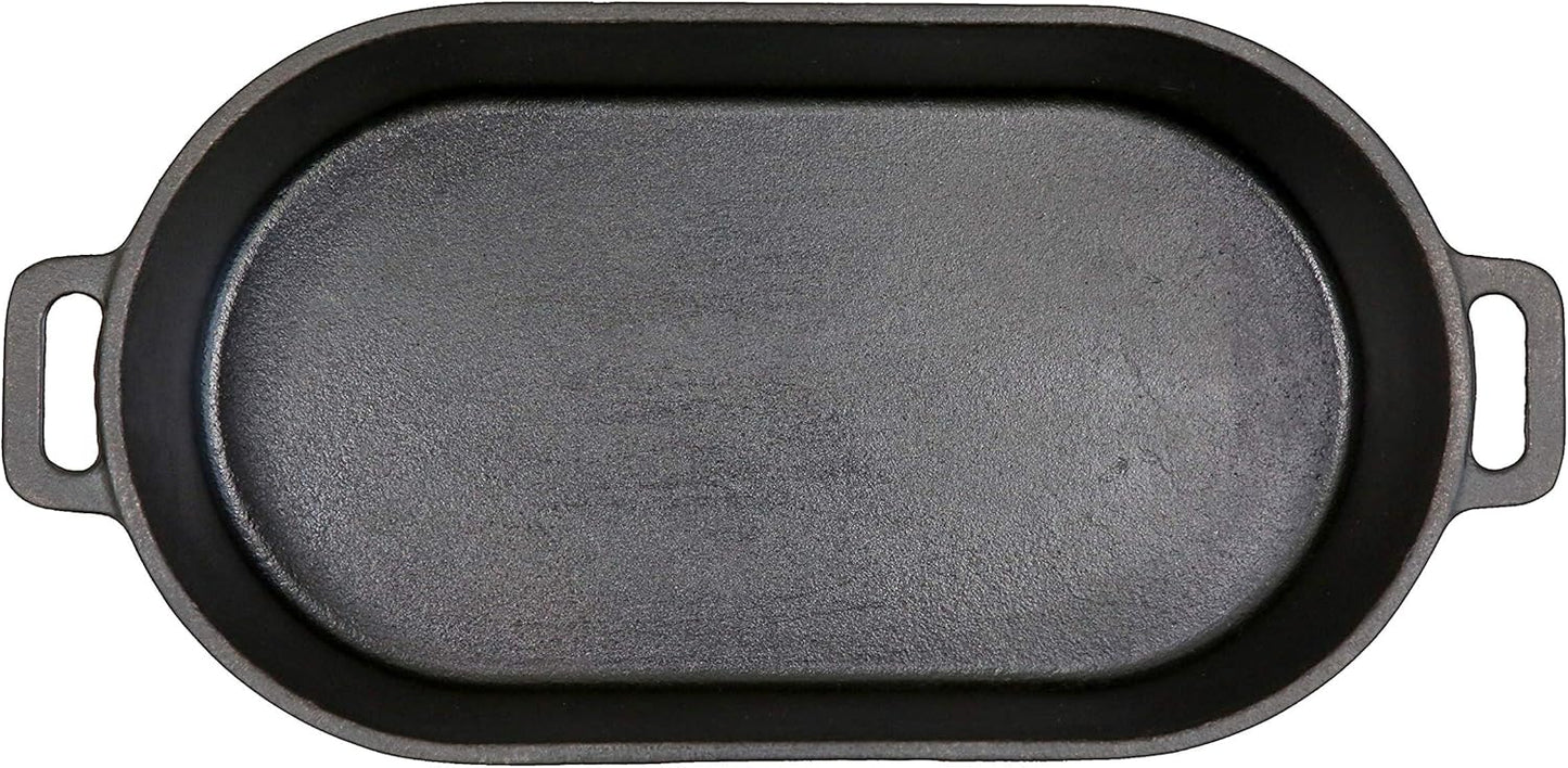 Pit Boss 6Qt Cast Iron Roaster with Lid - Durable Cooking Essential for Perfect Roasts