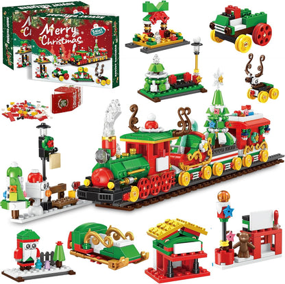 Skiennix Christmas Advent Calendar - 24-Day Countdown Building Blocks Set | 777 PCS Surprise Gifts for All Ages