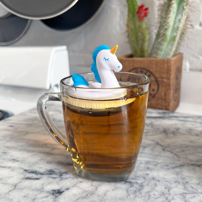 Genuine Fred, FLOAT-TEA UNICORN, Unicorn Pool Float Reusable Tea Infuser, Fun Gift for Tea Lovers, Clever Kitchen Gadget