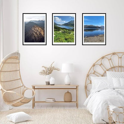 **JCJMY Puzzle Frame - Display 50x70 cm Puzzles | Fits 18x24 with Mat or 19.7x27.6 Without - Black**