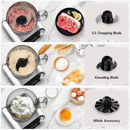 Camic Blender & Food Processor Combo - 6 Functions for Smoothies, Chopping & More | 72 oz Blender & 64 oz Processor Bowl