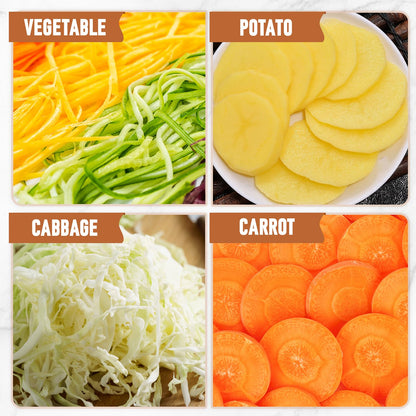 Multifunctional Vegetable Cutter, 2025 Upgraded Stainless Steel Double-layer Slicer, Cabbage Slicer Shredder, Stainless Steel Vegetable Cutter (2, Black Red)