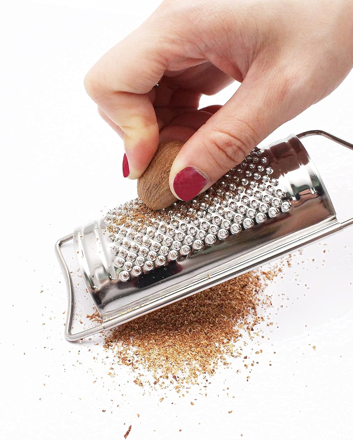 Tongjude Stainless Steel Cheese Grater Set - 5-Piece Kitchen Grater, Peeler & Zester with Cleaning Brush