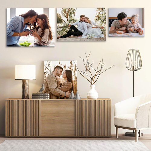 Custom Canvas Prints by Ship Next Day - Personalized Photo Wall Art | Framed 10x8 for Home Decor