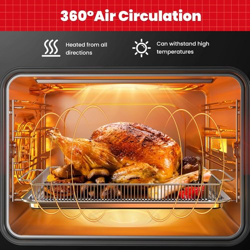 Air Fryer Basket Set by [Brand Name] - Stainless Steel Mesh Crisper Tray for Healthy Cooking | Fits Most Ovens
