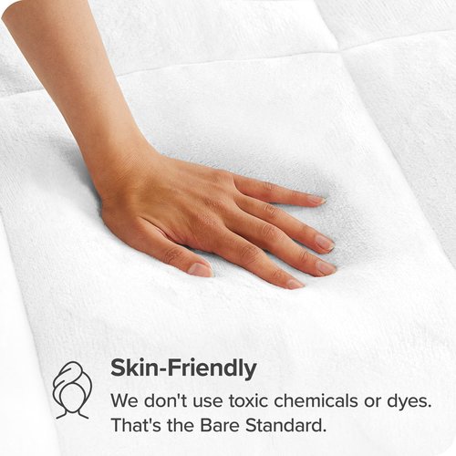 Bare Home Full Mattress Pad - Pillow Top Reversible - Soft Mattress Topper - Cooling Breathable - 8" to 24" Deep Pocket - Fitted Cover - Plush Noiseless Protector (Full)