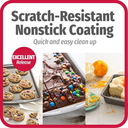 Goodcook 3-Pack Baking Pan Set - Includes 8x8, 13x9 Bake Pan & 13x9 Cookie Sheet