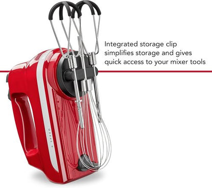 KitchenAid 6-Speed Hand Mixer - Flex Edge Beaters for Effortless Mixing | KHM6118