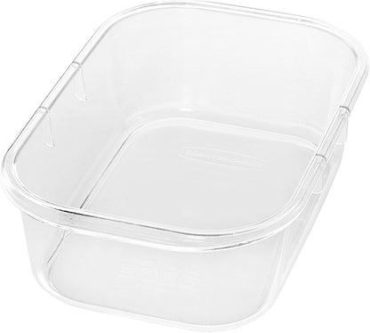 Rubbermaid Brilliance Food Storage Container - Airtight Seal | 10-Piece Set for Freshness