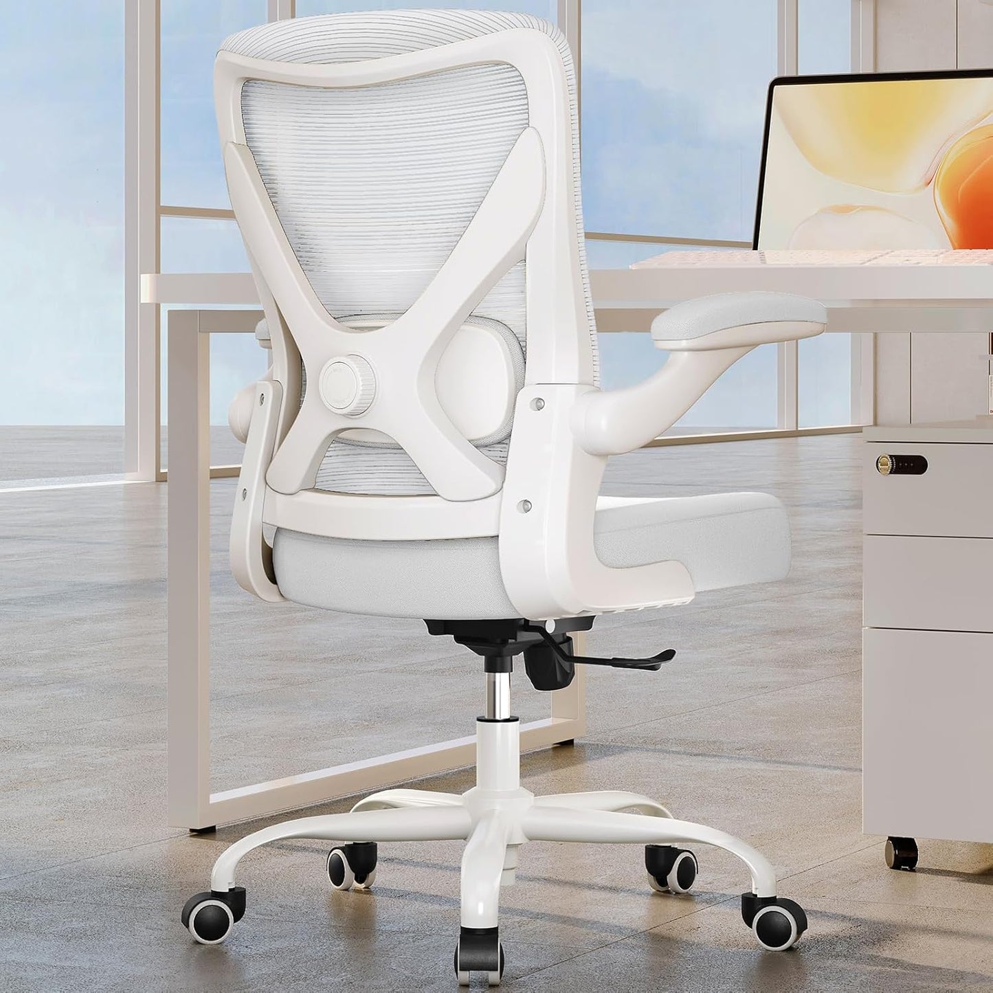 Regine Switzerland Ergonomic Office Chair - 400lbs Capacity, High Back Support, Mesh Swivel Design