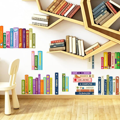 Books Wall Decals - Bookshelf Decal Variation of THIS Listing