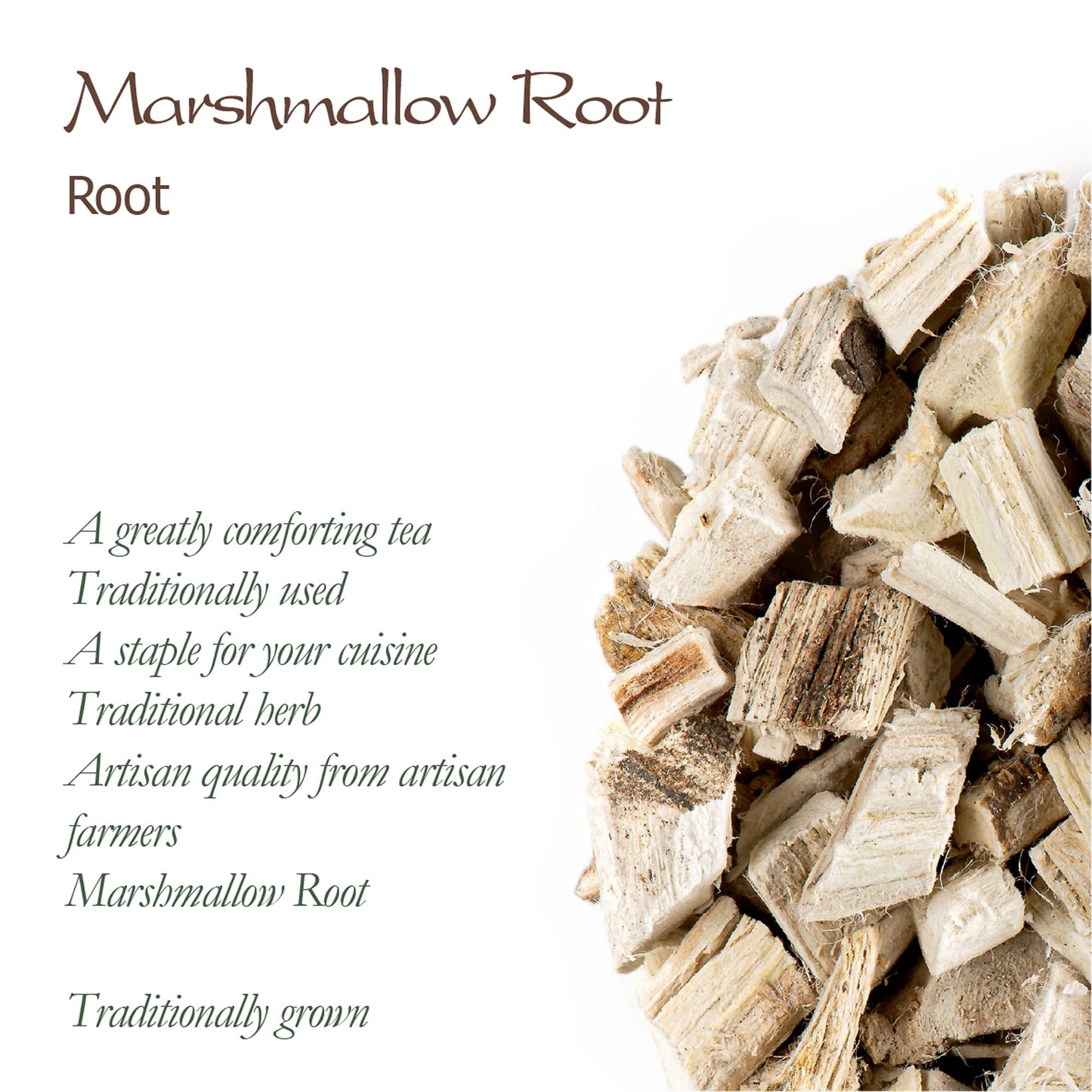 Organic Marshmallow Root Tea - Dried Marshmellow Root - Marshmallows Root Marshmello Root Marshmellow Root