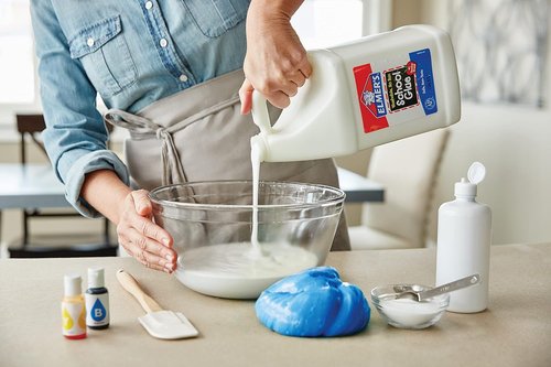 Elmer's White Liquid School Glue - Safe & Washable 1 Gallon | Ideal for Arts & Crafts, Slime, Classroom Use