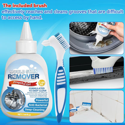 Mold Remover Gel by [Brand Name] - Powerful Washing Machine & Bathroom Cleaner for Gaskets, Grout, Tile, & More