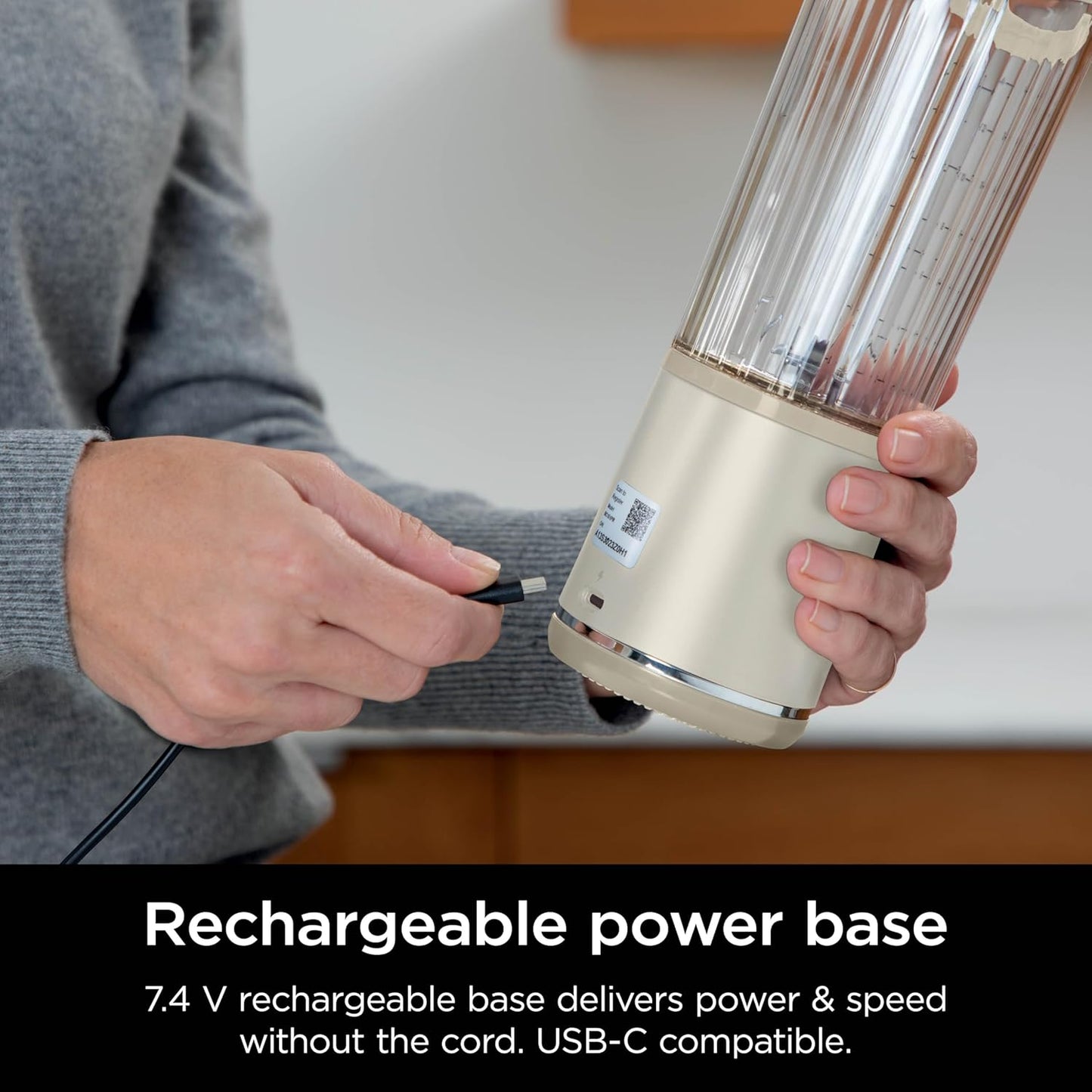 Ninja Blast Portable Blender - Cordless 18oz Personal Blender for Smoothies & Shakes | BPA Free, USB-C Rechargeable, Leakproof Lid