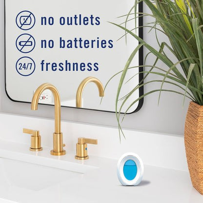 Febreze Bathroom Air Freshener - Odor-Fighting Plug-In Alternative | Linen & Sky Scent, 2 Count