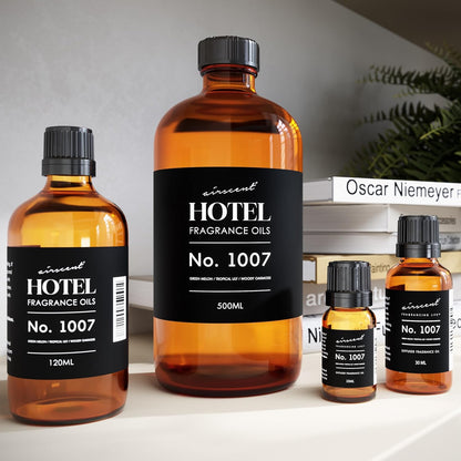 AirScent Hotel Diffuser Oil No. 1007 - Green Melon, Tropical Lily & Oakmoss - Premium Fragrance for Ultrasonic Diffusers | 10 mL Bottle