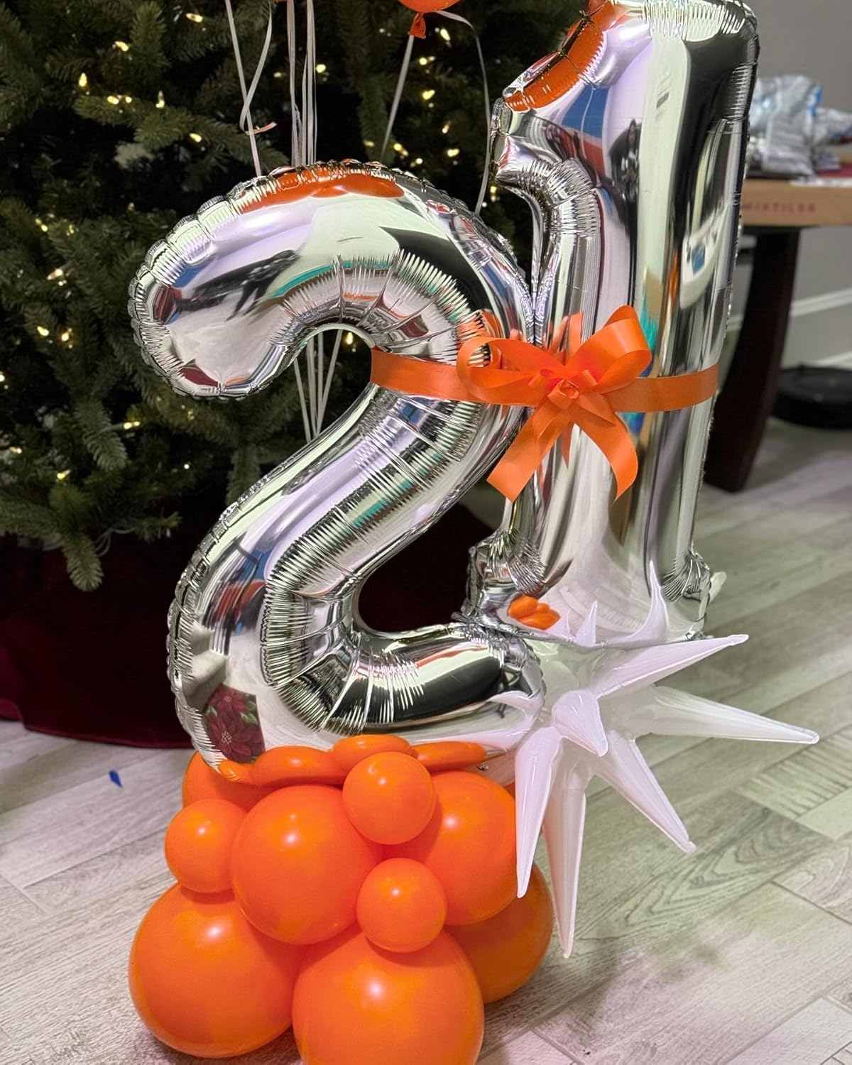 Silver Number 50 Balloon - 40 Inch 50th Birthday Decorations for Kids & Adults | Elegant Silver Party Supplies