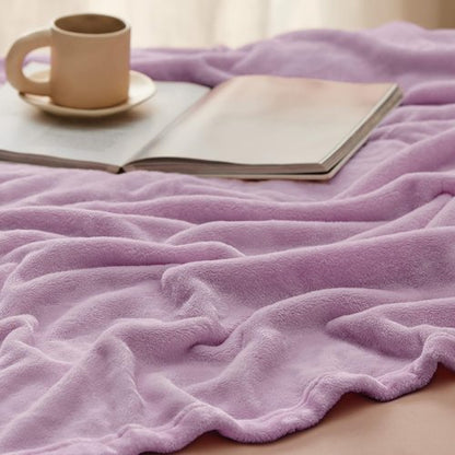 Bedsure GentleSoft Fleece Blanket - King Size Lilac Lavender, Soft & Cozy Microfiber, 108x90 Inches