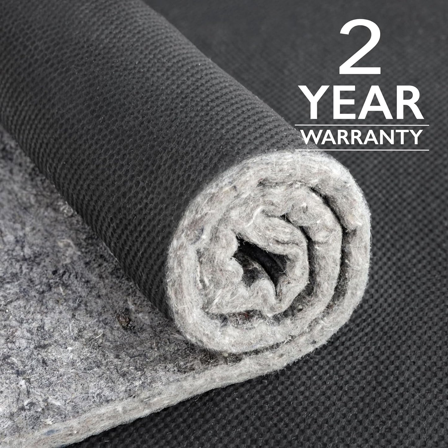RUGPADUSA Non-Slip Rug Pad - 9'x12' - 1/2" Thick Felt & Rubber - Comfort & Protection for Hard Floors