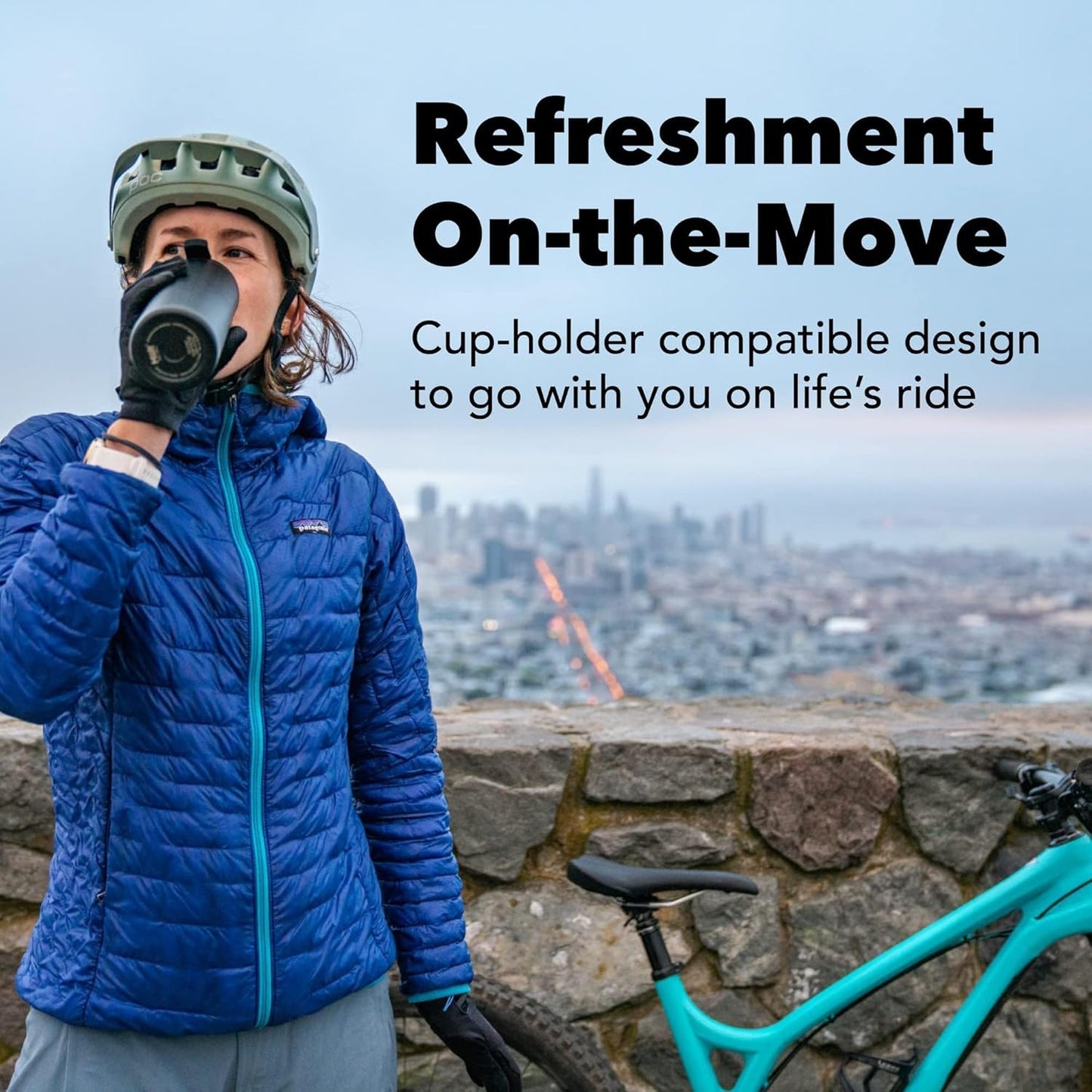 MiiR Flip Traveler 12oz - Double-Wall Insulated Tumbler with Leakproof Lid | BPA-Free Stainless Steel
