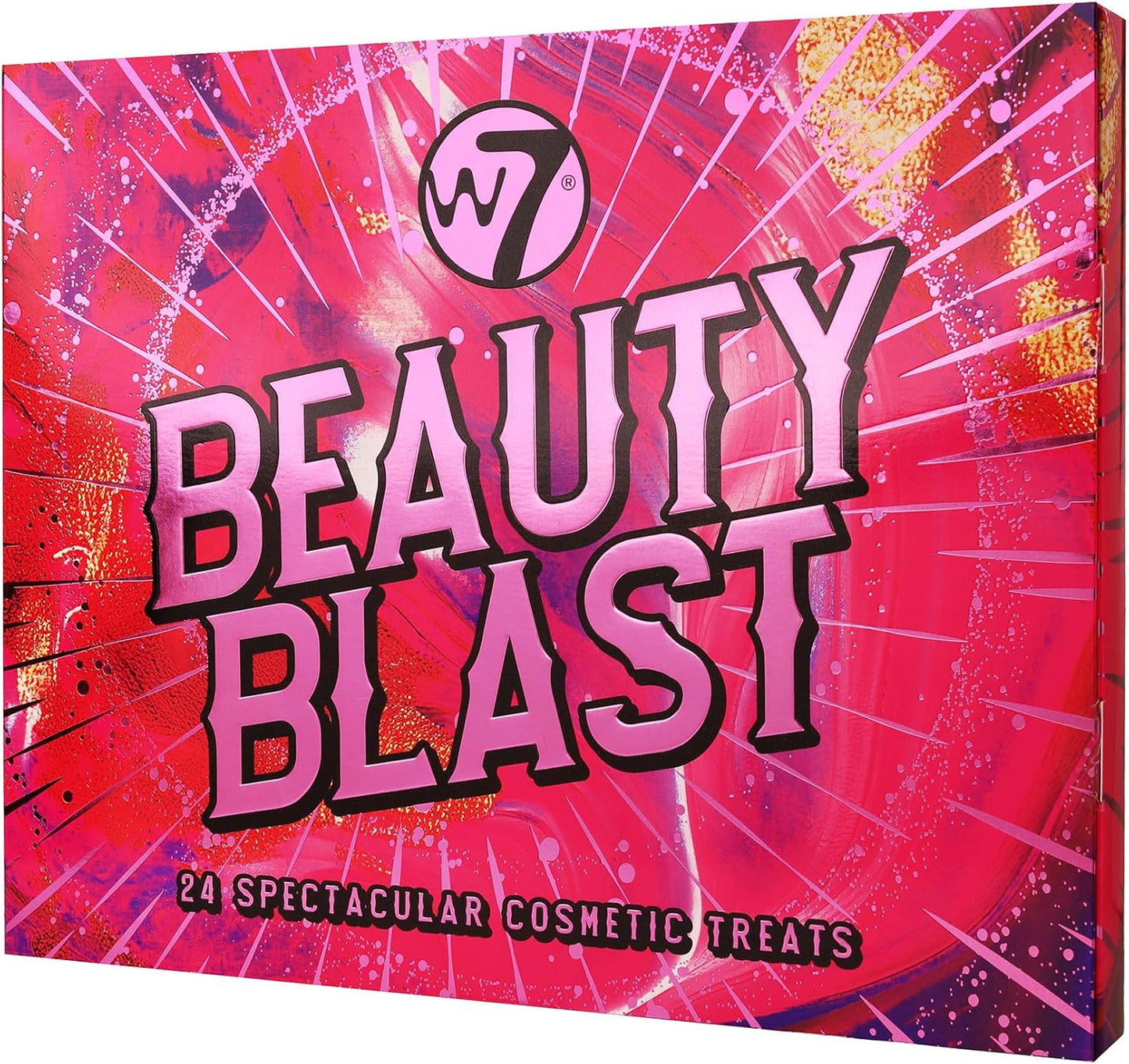 W7 Beauty Blast Makeup Advent Calendar 2025 | 24 Days of Cruelty-Free Surprises in Festive Boxed Gifts
