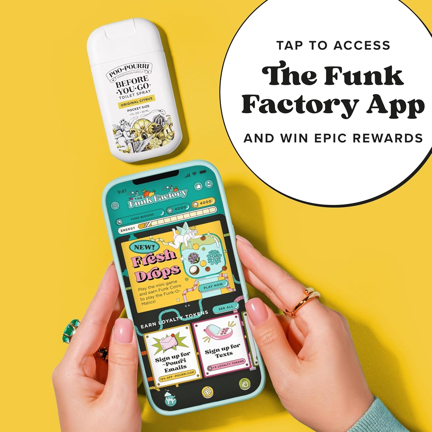 Poo-Pourri Toilet Spray Bundle - Original Citrus 2 Fl Oz & Travel Size 1 Fl Oz | Fresh Lemon & Bergamot Scent