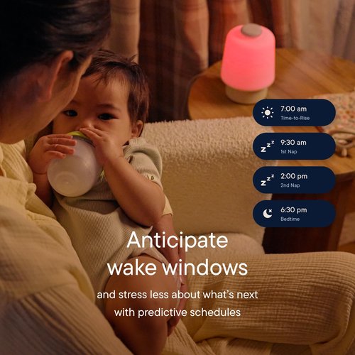 Hatch Baby Sound Machine, Night Light | Sleep Support | Registry Essential, Routine Builder, Time-to-Rise Alarm Clock, White Noise, Nursery Stories, Toddler Kids (Wi-Fi) (Greige)