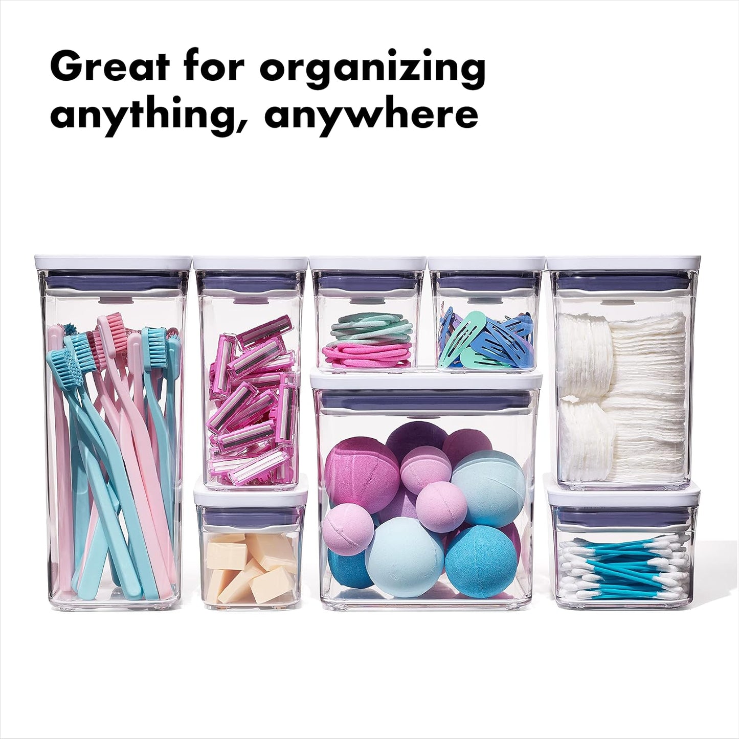 OXO Good Grips 10-Piece POP Container Set - Airtight Food Storage for Freshness & Organization