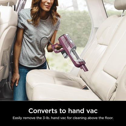 Shark HZ702 Ultralight PetPro Corded Stick Vacuum - PowerFins HairPro & Odor Neutralizer | Wine Purple