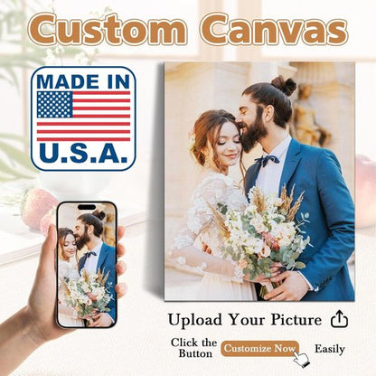 Custom Canvas Prints by [Brand Name] - Personalized Wall Art for Home Decor | Ideal Gift for Weddings & Families - 8x10
