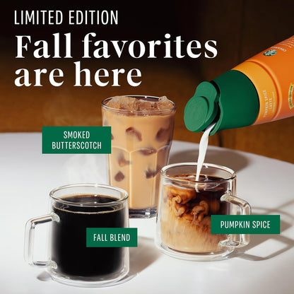 Starbucks K-Cup Coffee Pods - Pumpkin Spice Flavor - 100% Arabica - 10 Pods Per Box