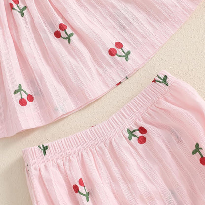 Mubineo Baby Girl Summer Outfit Set - Cute Ruffle Tops & Shorts | Infant Toddler Princess Style