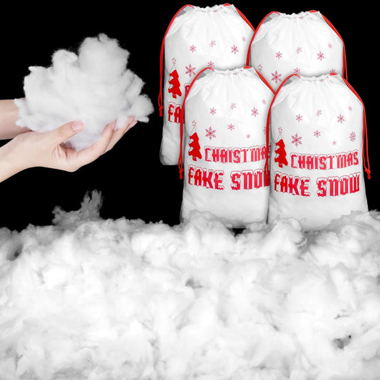 Aodaer Artificial Snow Decor - 2500g Fluffy Soft Cotton for Christmas Tree & Holiday Displays