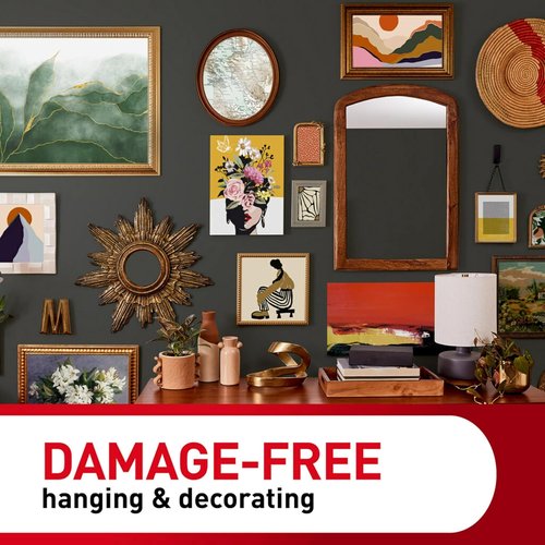 Command 20 lb XL Heavyweight Picture Hanging Strips - Damage-Free Home Decor Hangers | 20 Pairs (40 Strips)
