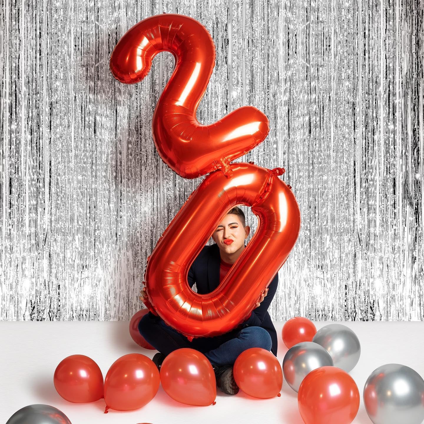 Red Number 17 Balloon - 40 Inch Birthday Decoration for 17th Party | Ideal for Girls & Boys