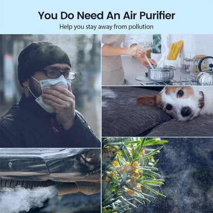 FLT4825 Replacement Filter B Fit for Germ Guardian Air Purifier, ac4825e Replacement Filter Fit for ac4825 AC4825 AC4300 AC4900 AC4825DLX AC4850 CDAP4500 AP2200, 2 True HEPA + 6 Carbon Filters