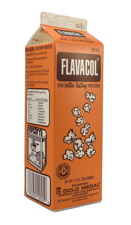 Gold Medal Flavacol Popcorn Salt - 35oz for Perfectly Seasoned Movie-Style Popcorn