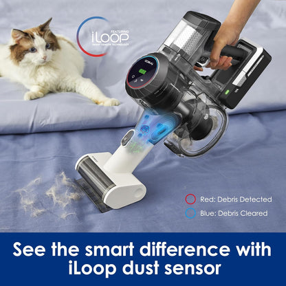 Tineco Cordless Vacuum Cleaner - Powerful Suction & Lightweight Design | Ideal for Hair, Hard Floors & Carpets