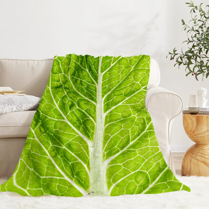 Darani Food Lettuce Blanket Super Soft Funny Throw Blanket Warm and Lightweight Soft Flannel Blankets 60x50 Medium for Teen Bed Blanket